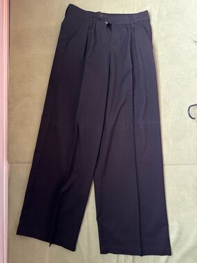 H&M Classic Black Wide-Leg Dress Pants size 2